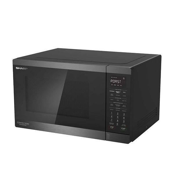 SHARP Microwave Convection Inverter 32 Liter, 1100 Watt, 11 Menus, Black - R-32CNI-BS2