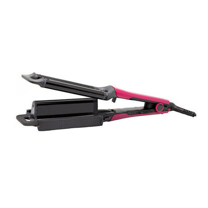 Picture of TORNADO Curling Iron for Waving hair, Ceramic Plates, Maroon - TRY-2SM