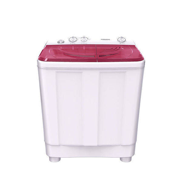TORNADO Washing Machine Half Automatic 10 Kg, 2 Motors, White - TWH-Z10DNE-W