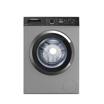 Picture of TORNADO Washing Machine Fully Automatic 8 Kg, Silver - TWV-FN812SLOA