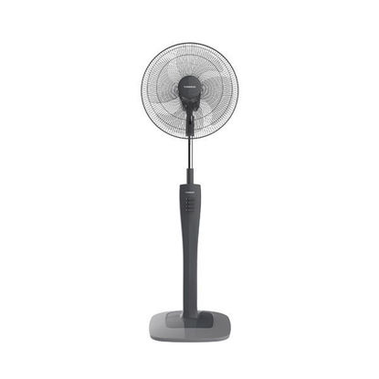Picture of TORNADO Stand Fan 16 Inch, 4 Blades, Grey Or Maroon - TSF-74