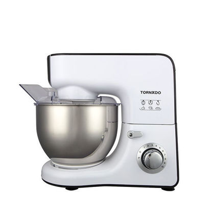 TORNADO Kitchen Machine 1000 Watt With 5.5 Liter Stainless Steel Bowl In White Color - SM-1000T