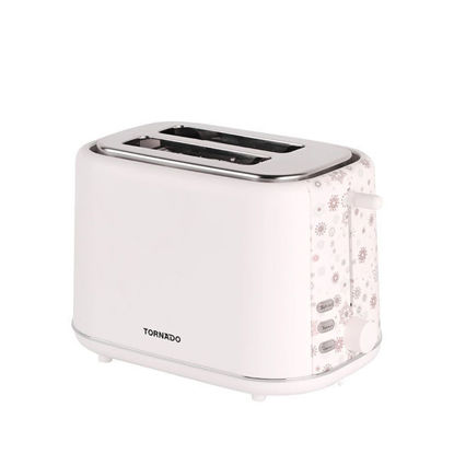 TORNADO Toaster 2 Slices , 720-850 Watt, White - TT-852-C
