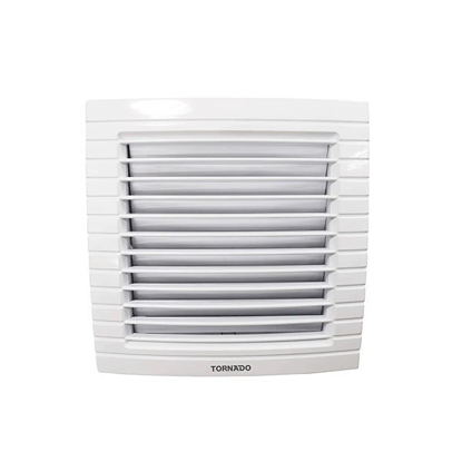 Picture of TORNADO Bathroom Ventilating Fan 15 x 15 cm Size 20 cm, Privacy Grid, White - TVG-15QW