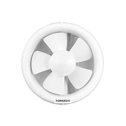 Picture of TORNADO Bathroom Or Kitchen Ventilating Fan 15 cm Size 20 cm, White - TVG-15RW