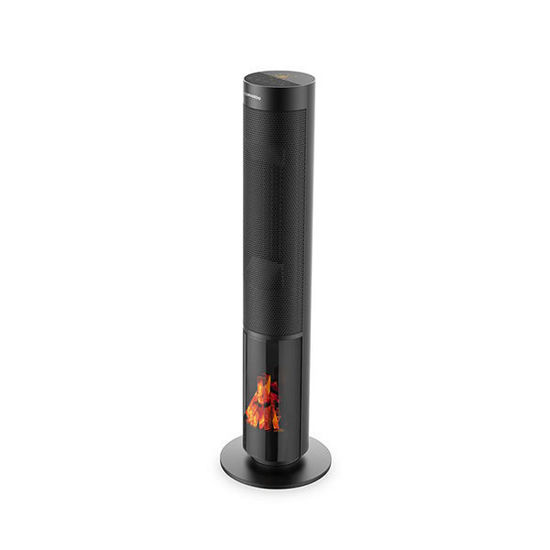 TORNADO Ceramic Heater, 2000 Watt, 16 meter, Remote, Black - TPH-2000DF