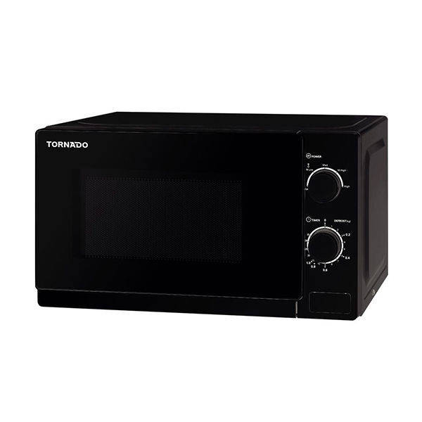 TORNADO Microwave Solo 20 Liter, 700 Watt, Black - TM-20MK