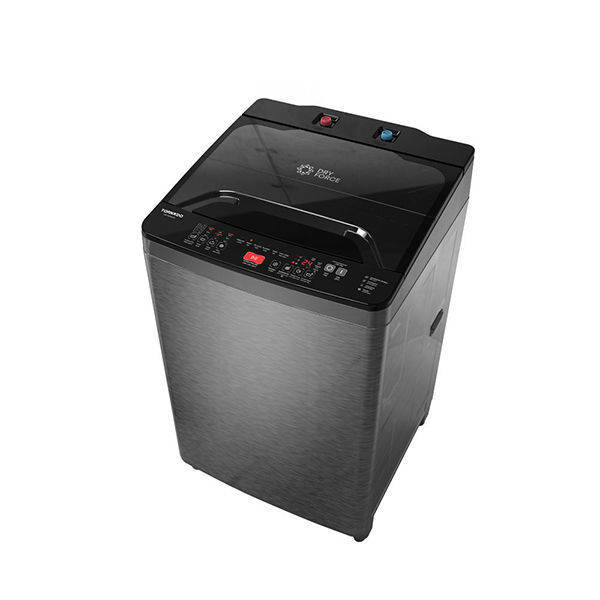 TORNADO Washing Machine Top Automatic 12 Kg, Pump, Dark Silver - TWT-TLN12LDS