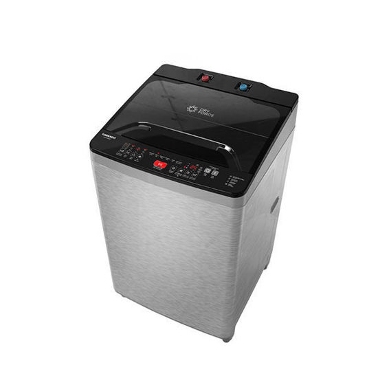 TORNADO Washing Machine Top Automatic 10 Kg, Pump, Silver - TWT-TLN10LSL