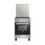 LA GERMANIA Freestanding Cooker 60 x 60, 4 Gas Burners, Stainless x Black - 6C40GRB1X4AWW