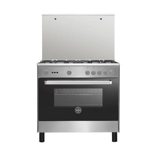 LA GERMANIA Freestanding Cooker 90 x 60 CM, 5 Gas Burners, Stainless - 9C103RC1X41WW