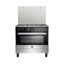 LA GERMANIA Freestanding Cooker 90 x 60 CM, 5 Gas Burner, Stainless x Black - 9M10G4A1X4AWW