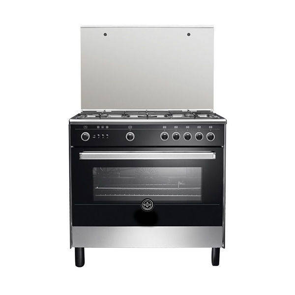 LA GERMANIA Freestanding Cooker 90 x 60 CM, 5 Gas Burners, Stainless - 9M10GUB1X4AWW
