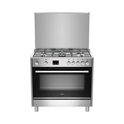 Picture of LA GERMANIA Freestanding Cooker 90 x 60 CM, 5 Gas Burners, Stainless x Black - TUS95C81CX/20