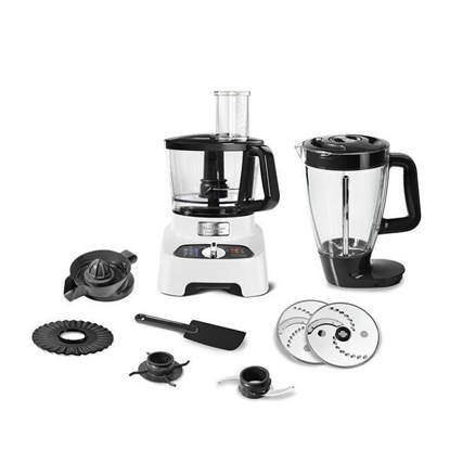 محضر طعام مولينكس دوبل فورس 27 وظيفة 1000 وات - FP823125 MOULINEX DOUBLE FORCE FOOD PROCESSOR 27 FUNCTIONS 1000 WATT - FP823125