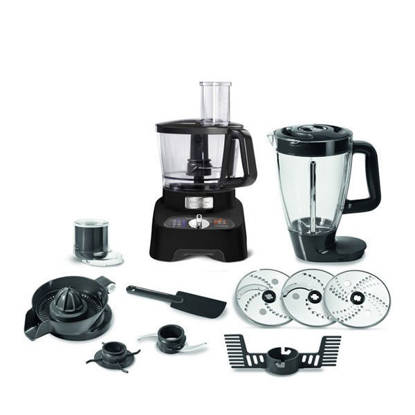 محضر طعام مولينكس دوبل فورس 34 وظيفة 1000 وات - FP824825 MOULINEX DOUBLE FORCE FOOD PROCESSOR 34 FUNCTIONS 1000 WATT - FP824825