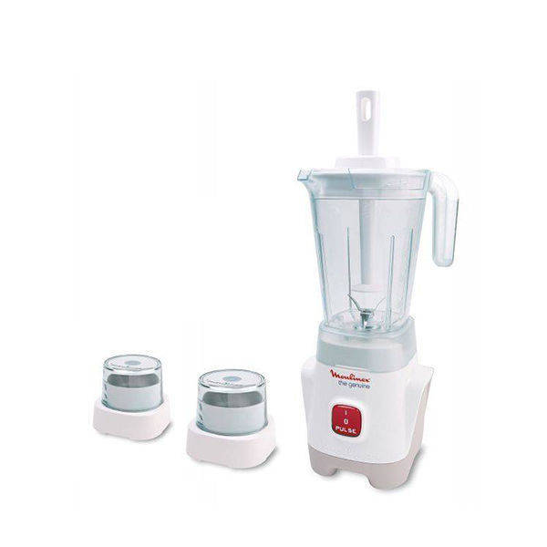 Moulinex Plastic Blender 1.25 Liters 400 Watt White - LM2421EG