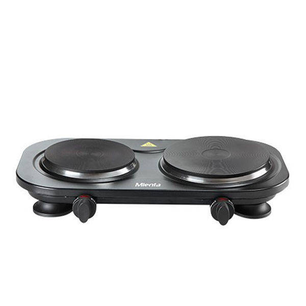 Mienta Double Hot plates Duetto 2500 W Black - HP41225A