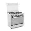 White Point Gas Cooker Free Standing 5 Burners 80*60 cm Stainless - WPGC 8060 XFSA