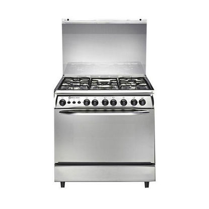 Picture of White Point Gas Cooker Freestanding 5 Burners 60* 80 cm Stainless Steel - WPGC 8060 XA