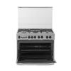White Point Gas Cooker Free standing 5 Burners 60* 90 cm Stainless Steel - WPGC 9060 XFSAM