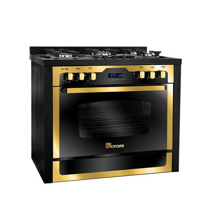 Picture of Unionaire Gas Cooker I Chef Golden Edition 5 Burners 60*90 cm – C6090GB1GC383IDSPSPC