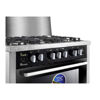 Gas Cooker Unionaire i-cook pro Smart 5 Burners 90*60 cm Stainless - C6090SS2GC511IDSPS