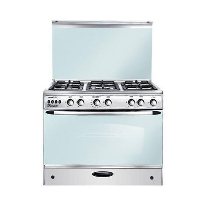 Show details for Unionaire Freestanding Cooker, 5 Gas Burners, 90 cm, Stainless Steel – C6090SSP2C255FFS Picture of Unionaire Freestanding Cooker, 5 Gas Burners, 90 cm, Stainless Steel – C6090SSP2C255FFS