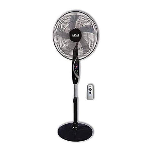 Akai Electric Fan 18 Inch With Remote Black - Ak-18SR