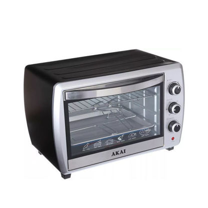 Akai Electric Oven with Grill 38 Liters Silver/Black - Ak-4100