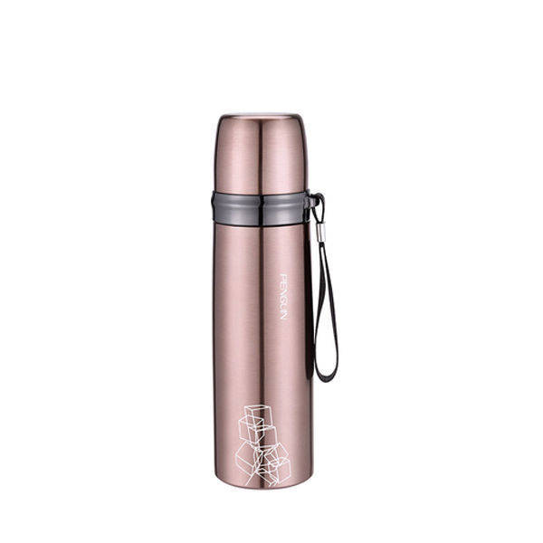 Penguin thermal mug 350 ml color Burgundy - ZD13-500