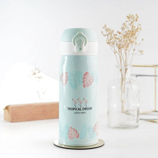 Warm Tropical Dream thermal mug 350 ml Gradient Green - R-5095