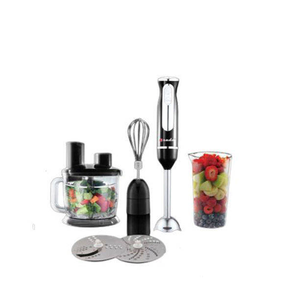 Zada Hand Blender With Attachments 600 Watt Black - ZHB-507