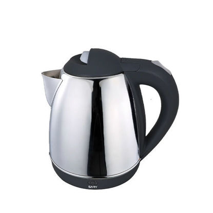 Sary Electric Kettle, 1.8 Liter, Stainless Steel - SRKS201029