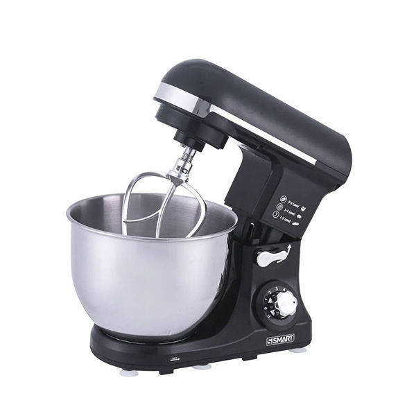 Smart Stand Mixer 5 Liter, 1100 Watt, Black and Silver - SBM37X5