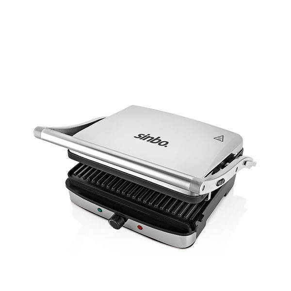 Picture of Sinbo Grill & Sandwich Maker 2000 Watt Silver - SSM 2530