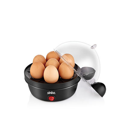 Picture of Sinbo Egg Cooker 350 Watt Black - SEB 5803