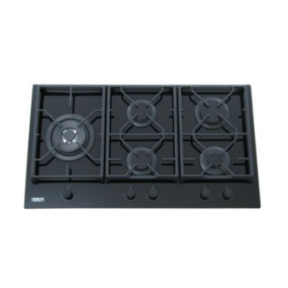 Kitchen Line Vitro-Ceramic Gas Built-in Hob 5 Burners 90 CM - Black - PRE5020