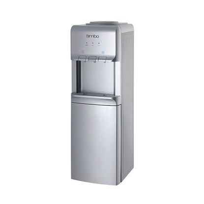 Timbo Water Dispenser 3 Taps Hot And Cold With Cabinet Silver - YLR-1.5-JX6