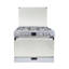 Techno Gas Cooker Lokloka 5 Burners 60*90 CM Free Stand Digital With Fan Stainless - LoklokaStainless4730