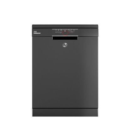 HOOVER Dishwasher 13 Person, 60 cm, LED Panel, 5 Programs, Silver - HDPN1L360PA-EGY