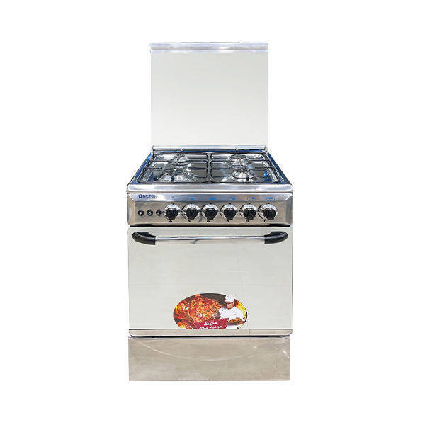 Bilton Gas Cooker 4 Burners 55*55 Cm Steel - Bilton60cm