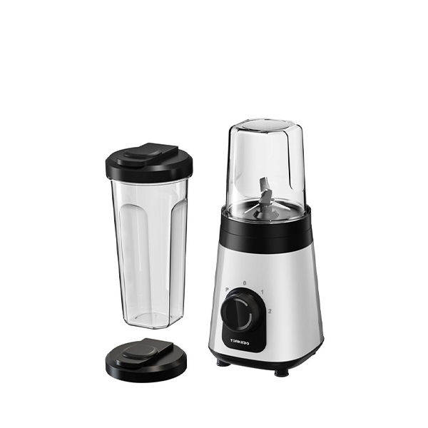Tornado Personal Blender 320 Watt, 0.60 Liter Capacity, 0.3 Liter Extra Jar, White - PB-320T