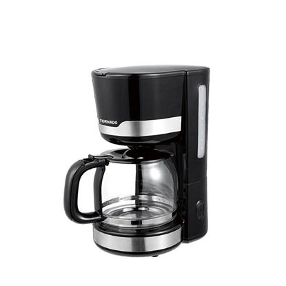 Picture of Tornado American Automatic Coffee Maker 1.5 Liter, 1000 Watt, Black Color - MODEL TCMA-1015-B