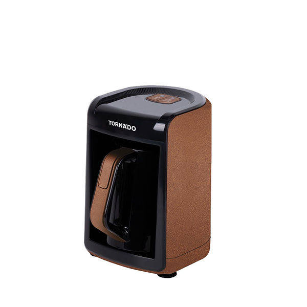 TORNADO Automatic Turkish Coffee With Milk Maker 280ml, 535 Watt, Brown - MODEL TCME-100-MILK