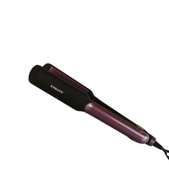 Sokany curly Pro Hair Straightener 40 Watt Purple - SY-3505