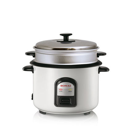 Sonai Rice Cooker 1.8L 700 Watt Stainless - SH-3030