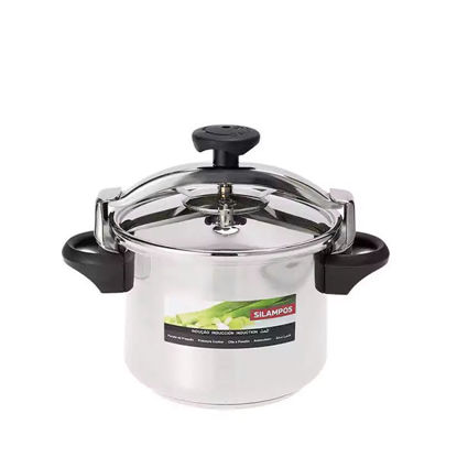 Picture of Silampos pressure cooker 8 liter Stainless - SILAMPOS 8 L