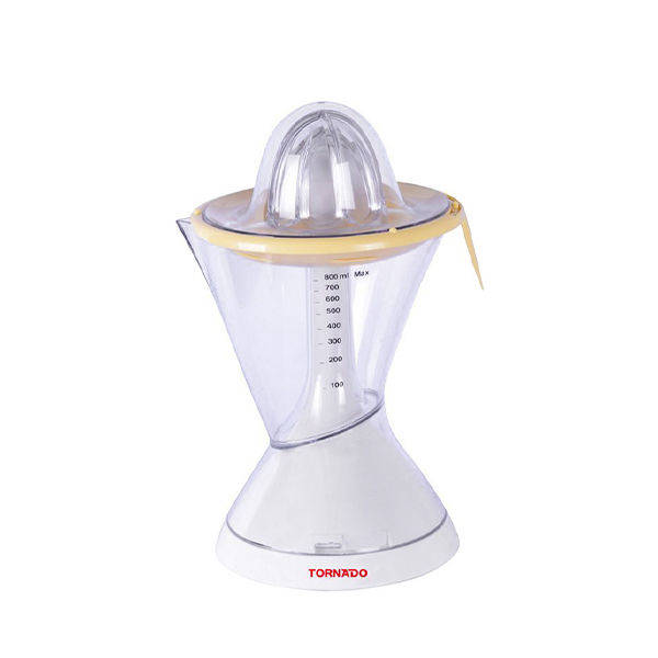 TORNADO Citrus Juicer 40 Watt, 0.8 Liter, White - TCJ-40S