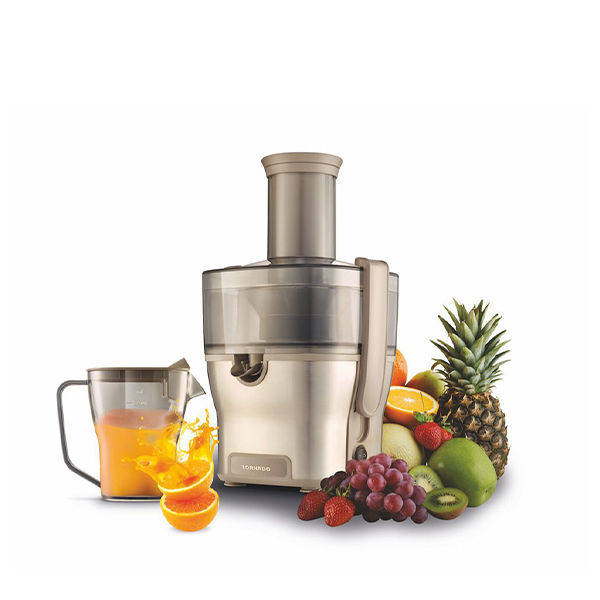 TORNADO Fruit Juicer 1500 Watt, Stainless Steel, Champagne - TJ-1500S